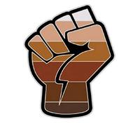 Smartbadge® Black Lives Matter Ethnic Minorities Rights Fist Lapel Pin Badge