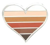 Smartbadge® Black Lives Matter Ethnic Minorities Rights Heart Lapel Pin Badge