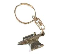 Smartbadge Blacksmiths Anvil Handcrafted In Solid Pewter Key ring Hin-KR1081 + 59mm Button Badge