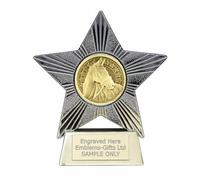 Smartbadge Horse Trophy Personalised Engraved Equestrian Riding Award | Engraved Plate, Personalised