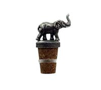 Smartbadge® Lucky Elephant Crafted Pewter Bottle Stopper/Wine Saver+ 59mm Button Badge