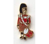 Smartbadge® Scotland Scottish Drummer Gold Plated Enamel Lapel Pin Badge P189