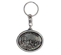 Smartbadge® Urquhart Castle Key Ring Handcrafted in Solid Pewter (HIN KR1717) + 59mm Button Badge