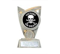 Smartbadge Victory Or Death Pirate Award (TR18) 125mm Resin Trophy Engraved Free