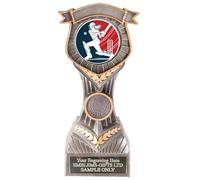 Smartbadge Women`s Cricket Player Award 180mm Falcon Trophy (FAL26) Engraved Free