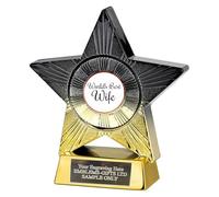 Smartbadge World`s Best Wife Superstar Award 110mm Trophy (SM7) Engraved Free