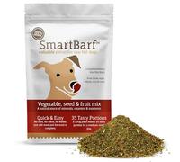 SmartBarf - Dog Food Toppers 500G with Nutrients - Vegetable, Seed & Fruit Mix - Prebiotics for Dogs, Dog Gut Health Supplement, Raw Food for Dogs & Fussy Eaters with Minerals & Vitamins 1 Pouch