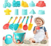 smartbies 18 Pieces Beach Bucket Set Toys for Kids