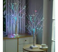 smartbies 2 Pieces Pre Lit Christmas Tree Lamp With Remote Control