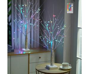 Smartbies 2 Pieces Pre Lit Christmas Tree Lamp With Remote Control | Size: 1 Pack Smartbies Multicolor 1 Pack