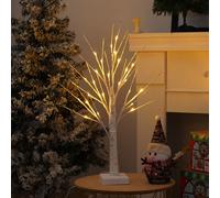 Smartbies Birch Twig Christmas Tree | Pre Lit Christmas With Lights Decoration | Christmas Gift in White | Size: 1 Pack Smartbies White 1 Pack