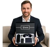 smartbies Gift for Men, 5-in-1 Men’s Luxury Gift Set For Men - Genuine Leather Birthdays, Anniversaries, Father’s Day & Christmas