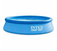 smartbies Intex 10 x 30 Easy Set Pool, Above-Ground Swimming Pool for Gardens