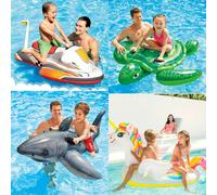 smartbies Intex 4 in 1 Swimming Pool Ride On Unicorn, Sea Turtle, Wave Rider and Shark