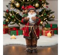 Smartbies Realistic Santa Claus Ornament Christmas Decoration in Red | Size: 1 Pack Smartbies Red 1 Pack