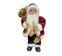 smartbies Santa Claus Figurine - Standing Christmas Decoration | Festive Holiday Ornament for Living Room, Home & Seasonal Decor