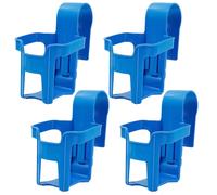 smartbies Swimming Pool Water Cup Holder - Set of 1/4 Drink Storage Shelves for Above-Ground Pools - Blue - 4Pcs