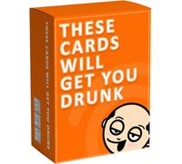Smartbies These Cards Will Get You Drunk - Fun Adult Drinking Game in Orange | Size: 1 Pack Smartbies Orange 1 Pack