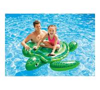 INTEX Lil' Sea Turtle Inflatable Pool Float: Animal Pool Toy For Kids - 2 Heavy-Duty Handles - 88lb Weight Capacity - 59" x 50" - For Ages 3+