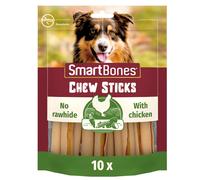 Smartbones 10 Chicken Sticks Rawhide Free Chew Dog Treats