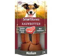 Smartbones 2 Medium Beef Bones Rawhide Free Chew Dog Treats
