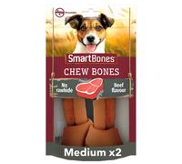 Smartbones 2 Medium Beef Bones Rawhide Free Chew Dog Treats