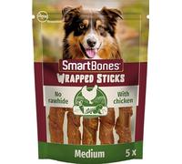 SmartBones Chicken Wrapped Sticks for Dogs - Pack of 5 - Medium