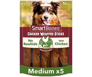 Smartbones 5 Chicken Wrapped Sticks Rawhide Free Chew Dog Treats