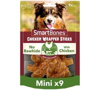 Smartbones 9 Mini Chicken Wrapped Sticks Rawhide Free Chew Dog Treats