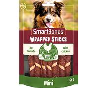 SmartBones Chicken Wrapped Mini Sticks Adult Dry Dog Treats - 9 Sticks