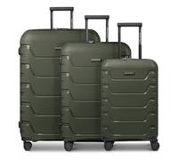 Smartbox Edition 01 4 wheels Suitcase set 3-piece with expansion pleat olive