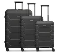 Smartbox Edition 01 THE THREE SET 4 wheels Suitcase set 3-piece black