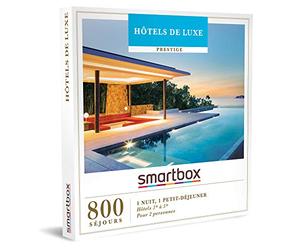 Smartbox - Luxury Hotel Gift Box - Gift idea - One night with breakfast in a prestigious hotel for 2 (French Version)