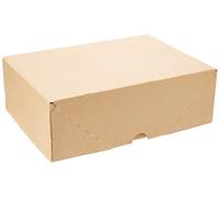 Smartbox Koffer Self Locking Carton Box with Lid A4 305x215x100mm Brown Pack of 10