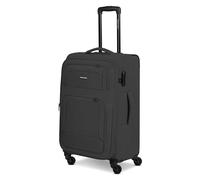 SMARTBOX Stammartikel Edition 04, black, Koffer M (67 cm) erweiterbar, Soft luggage trolley with swivel wheels