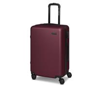 SMARTBOX Stammartikel Edition 05, burgundy, Koffer M (66 cm), Hard shell trolley with swivel castors