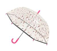 SMARTBULLE Child Umbrella Transparent Birdcage - Fluorescent border : Windproof; Diameter=71cm; Manual opening; Girl umbrella; Design: Unicorn
