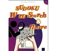 SmartBuss Puzzles: Sudoku, Word Search & More - Volume 1: 15 Sudoku • 15 Word Searches • Full Solutions Included