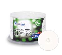 Smartbuy 50-disc 25gb 6X Bd-r BDR White Inkjet Hub Printable Blank Disc