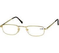SmartBuy Collection SmartBuy Readers R35 Men's Glasses, Gold, Size +1.00