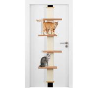 Smartcat Multilevel Cat Door Hanger Climber Scratching Post Pad Climbing Platforms With Natural Sisal