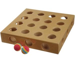 SmartCat P Prize Box For Cats Mental Stimulation And Exercise | Interactive Wooden Treat Dispenser Puzzle Cat Toys For Indoor Activity | Catnip Promoting Relaxation and Reducing Stress Toys