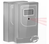 SmartCoounter Footfall Counter for Retail - People Counter Sensor, Wireless Infrared Door Counter for Business, Battery Operated Customer & Visitor Counter, Reset Key, Easy Install, Grey
