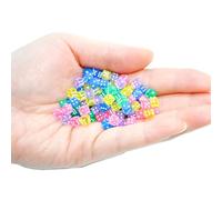Smartdealspro 100 Assorted D6 Mini Tiny Dice Game Dot Square Dice for Casino Themed Activity, Board Game, Teaching Math, Parties (5 MM-Translucent)