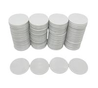 Smartdealspro Opaque Plastic Learning Counters Mini Poker Chips Games Tokens with Storage Box (Grey, 25mm)