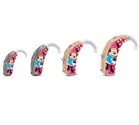 SmartEAR Disney Hearing Aid Skins, Disney Mickey & Friends - Minnie | Universal, Light, Durable and Long-Lasting, Residue-Free Application, Colourful Decoration