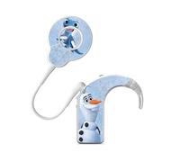 SmartEar Disney Hearing Aid Skins - Light, Durable and Long-Lasting - Residue-Free Application - Colourful Decoration - Cochlear Nucleus 8 - Disney Frozen - Olaf