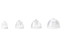 SmartEAR - Hearing Aid Domes - Hearing Aid Accessories - Silicone Ear Tips - Comfortable and Secure Fit - for Oticon miniFit Bass Double - Vent Domes - 8 mm - 10pcs