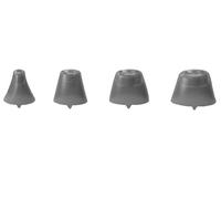 SmartEAR - Hearing Aid Domes - Hearing Aid Accessories - Silicone Ear Tips - Comfortable and Secure Fit - for Signia Click Sleeve - Vent Domes - L - 6pcs
