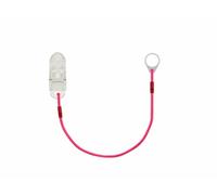SmartEar Single Security Clip for Hearing Aids and Sound Processors - Versatile Use - Adjustable Design - Secure Hold - for Children, Elderly, Active People - Neon Pink (7mm)